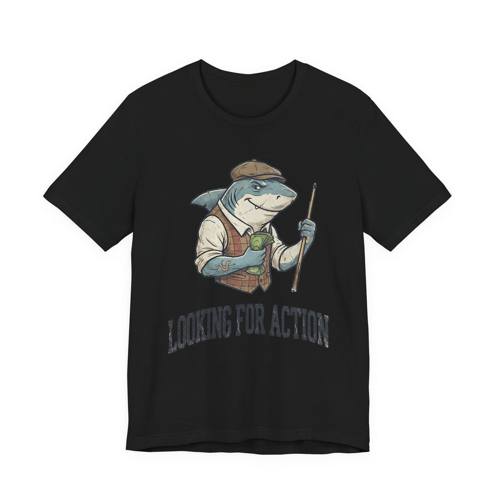 Boy Shark Looking for Action Pool T-Shirt