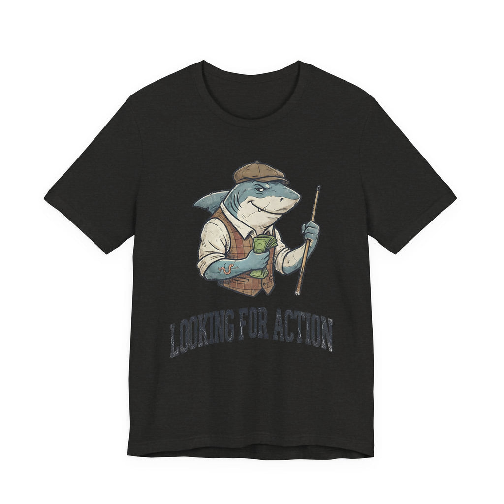 Boy Shark Looking for Action Pool T-Shirt
